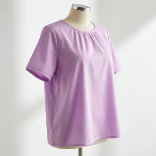 Bavlnená látka s viskózou lilac