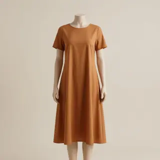 Bavlnená látka s viskózou bronze