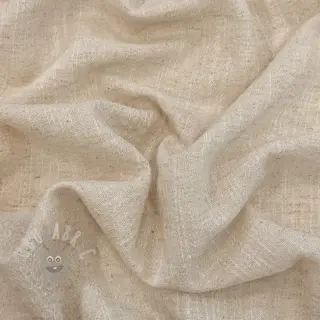 Puuvillakangas pellavalla SLUB WASHED natural