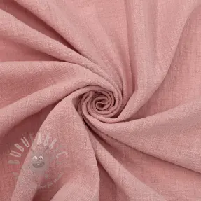 Puuvillakangas SLUB WASHED old rose