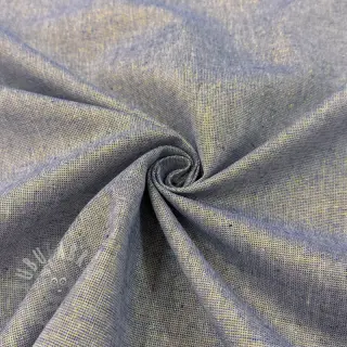 Puuvillakangas pellavalla LUREX blue