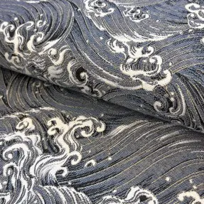 Dekoračná látka jacquard Swell allover argent