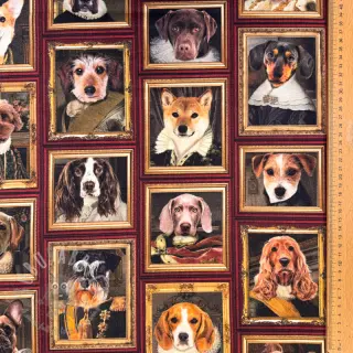 Sisustuskangas Dogs golden age digital print