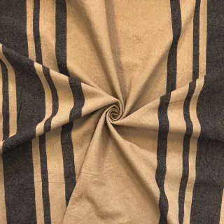 Dekoračná látka Bernadette stripe lin noir