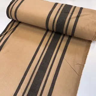 Dekoračná látka Bernadette stripe lin noir