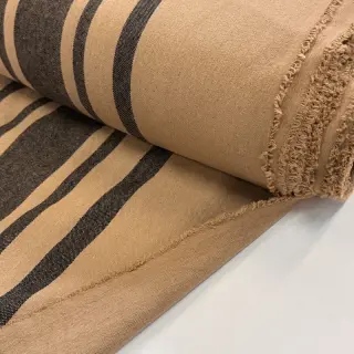 Dekoračná látka Bernadette stripe lin noir
