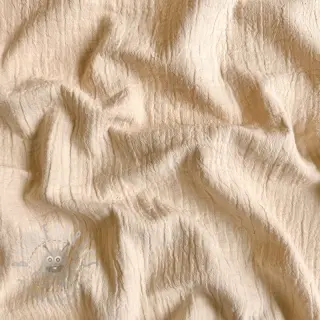 Kaksinkertainen harsokangas/musliini SLUB SIMPLY NATURAL
