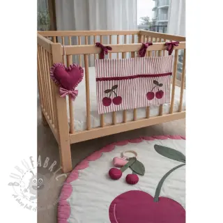 Puuvillakangas Cherries playmat PANEL digital print