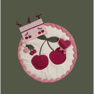 Bavlnená látka Cherries playmat PANEL digital print