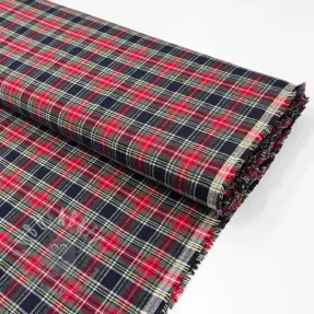 Puuvillakangas LIGHT FLANNEL Check design C