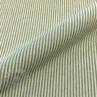 Sisustuskangas DOBBY Colored stripe army green