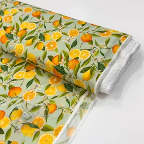 Viskoosi RAYON POPLIN Fruity design E