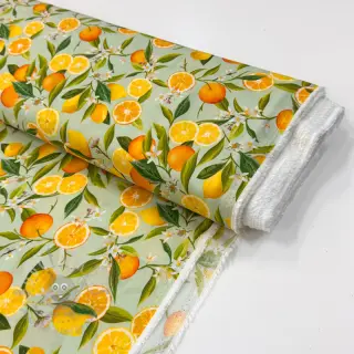 Viskoosi RAYON POPLIN Fruity design E