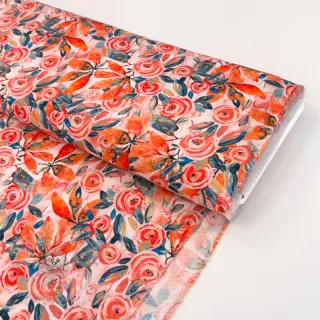 Viskoosi RAYON POPLIN Printed Rosie design B