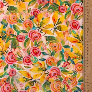 Viskoosi RAYON POPLIN Printed Rosie design C
