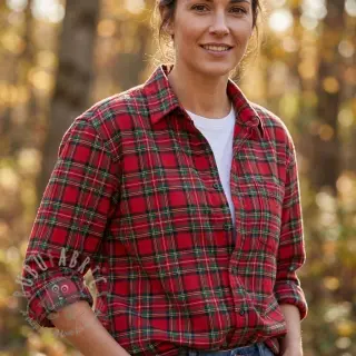 Puuvillakangas LIGHT FLANNEL Check design G