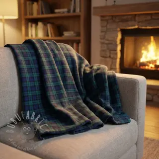 Puuvillakangas LIGHT FLANNEL Check design A