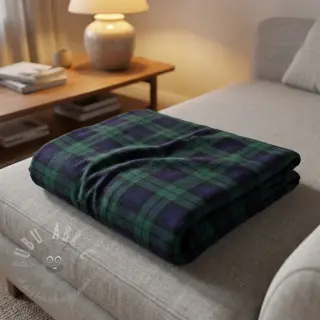 Puuvillakangas LIGHT FLANNEL Check design B