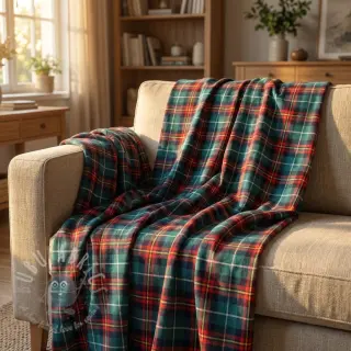 Puuvillakangas LIGHT FLANNEL Check design E