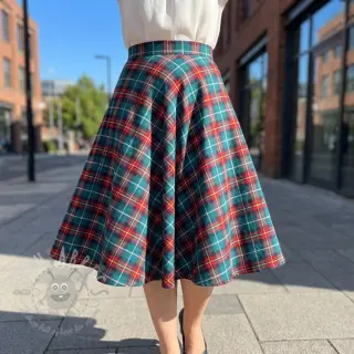 Puuvillakangas LIGHT FLANNEL Check design E