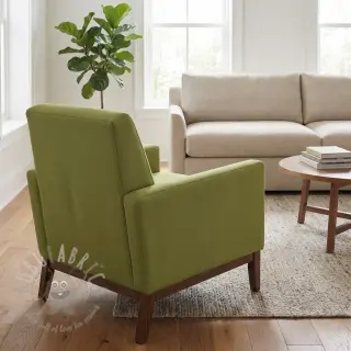 Bavlnená látka TWILL soft brushed lime