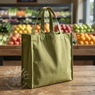 Bavlnená látka TWILL soft brushed lime