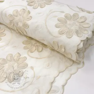 Puuvillakangas EMBROIDERY Bellagio butter