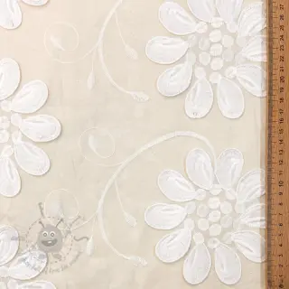 Puuvillakangas EMBROIDERY Bellagio cream