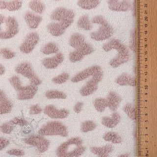 Päällystakkikangas TEDDY Panthera old pink