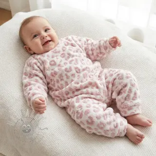 Päällystakkikangas TEDDY Panthera old pink