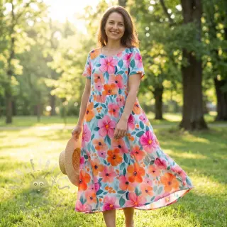 Neulos VISCOSE LYCRA HEAVY Full colors design A