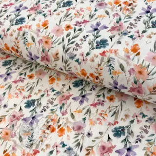 Viskoosi pellavalla Shabby chic design D