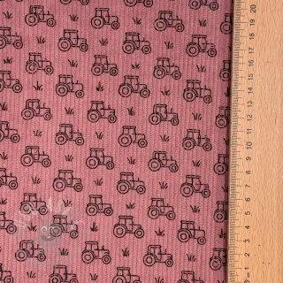 Vakosametti STRETCH Tractors old pink