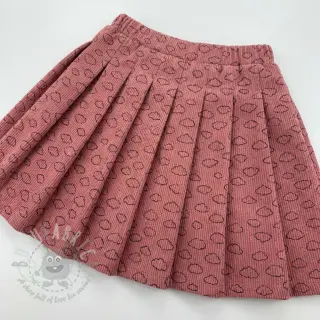 Vakosametti STRETCH Little clouds old pink