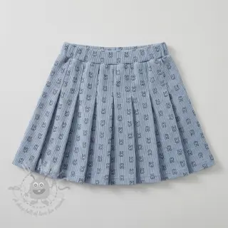 Vakosametti STRETCH Little bunny old blue