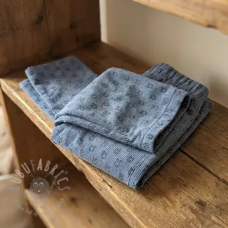 Vakosametti STRETCH Little bunny old blue