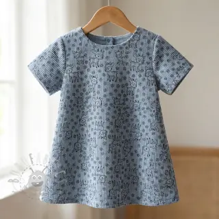 Vakosametti STRETCH Little deer old blue