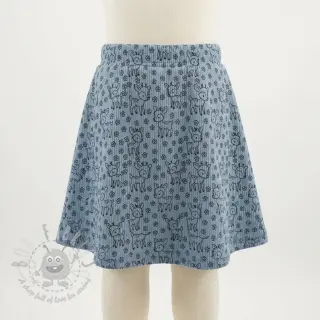 Vakosametti STRETCH Little deer old blue