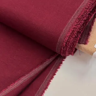 Viskóza s ľanom SPANDEX burgundy
