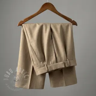viskoosi pellavalla SPANDEX taupe