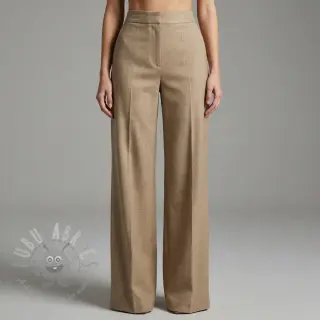 viskoosi pellavalla SPANDEX taupe
