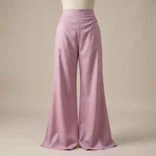 Viskóza s ľanom SPANDEX lilac