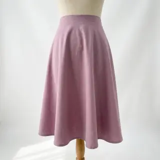 Viskóza s ľanom SPANDEX lilac