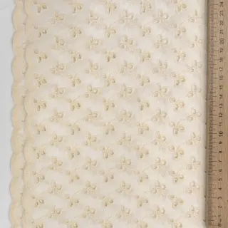 Bavlnená látka EMBROIDERY Rosemary off white