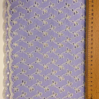 Bavlnená látka EMBROIDERY Rosemary lilac