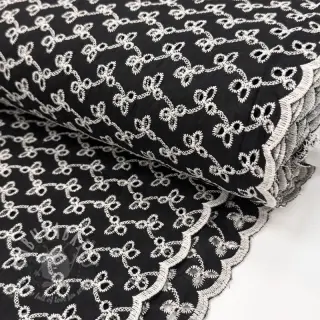 Puuvillakangas EMBROIDERY Rosemary black