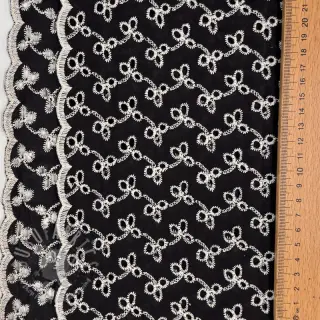 Puuvillakangas EMBROIDERY Rosemary black