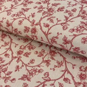 Dekoračná látka Linenlook Meredith rouge
