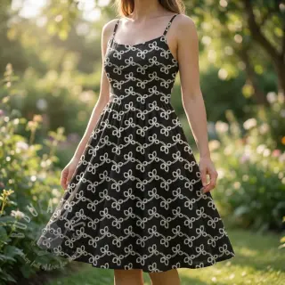 Puuvillakangas EMBROIDERY Rosemary black