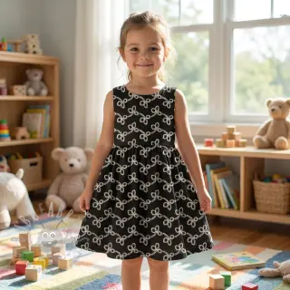 Puuvillakangas EMBROIDERY Rosemary black